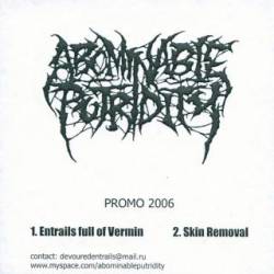 Abominable Putridity : Promo 2006